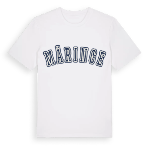 Märinge college t-shirt – ekologisk bomull t-shirt från Pinshirt