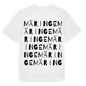 Märinge ordlek t-shirt – ekologisk bomull t-shirt från Pinshirt