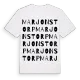 Marjonstorp ordlek t-shirt