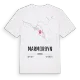 Marmorbyn karta t-shirt