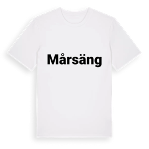 Mårsäng fetstil t-shirt – ekologisk bomull t-shirt från Pinshirt