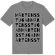 Mid Heather Gray t-shirt med Mårtensstugan ordlek t-shirt