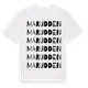White t-shirt med Marudden ordlek t-shirt