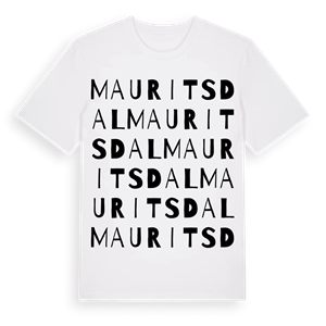 Mauritsdal ordlek t-shirt – ekologisk bomull t-shirt från Pinshirt