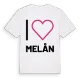 Jag älskar Melån t-shirt stort tryck