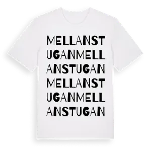 Mellanstugan ordlek t-shirt – ekologisk bomull t-shirt från Pinshirt