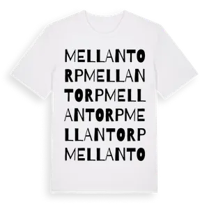 Mellantorp ordlek t-shirt – ekologisk bomull t-shirt från Pinshirt