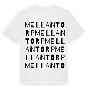 Mellantorp ordlek t-shirt – ekologisk bomull t-shirt från Pinshirt