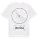 White t-shirt med Mellösa t-shirt