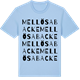 Blue Soul t-shirt med Mellösabacke ordlek t-shirt