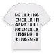 Mellringe ordlek t-shirt