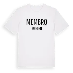 Membro i Sverige t-shirt – ekologisk bomull t-shirt från Pinshirt