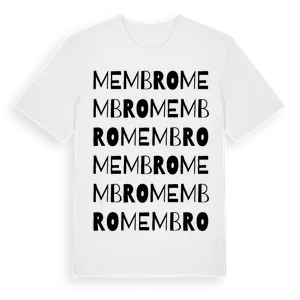 Membro ordlek t-shirt – ekologisk bomull t-shirt från Pinshirt