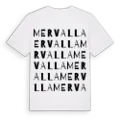 Mervalla ordlek t-shirt