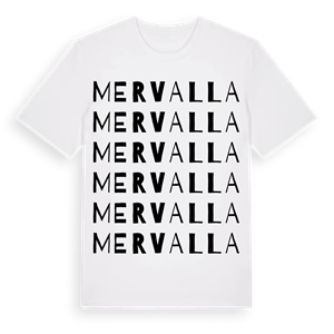 Mervalla ordlek t-shirt – ekologisk bomull t-shirt från Pinshirt