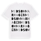 Midsommarhagen ordlek t-shirt