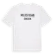 White t-shirt med Mildstugan i Sverige t-shirt