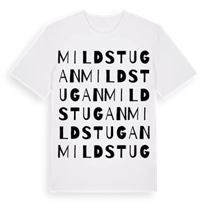 Mildstugan ordlek t-shirt – ekologisk bomull t-shirt från Pinshirt