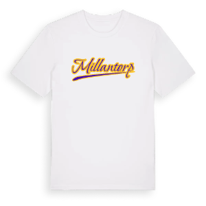 Millantorp baseball t-shirt – ekologisk bomull t-shirt från Pinshirt