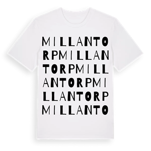 Millantorp ordlek t-shirt – ekologisk bomull t-shirt från Pinshirt