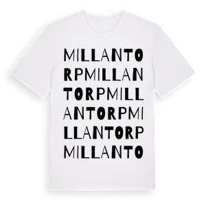 Millantorp ordlek t-shirt – ekologisk bomull t-shirt från Pinshirt