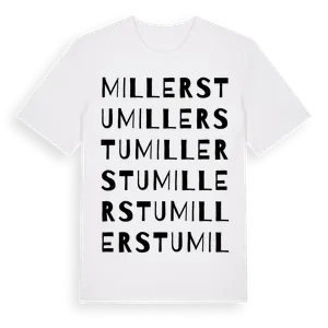 Millerstu ordlek t-shirt – ekologisk bomull t-shirt från Pinshirt