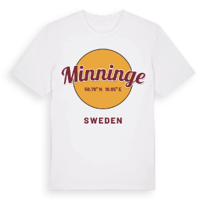Minninge cirkel t-shirt – ekologisk bomull t-shirt från Pinshirt