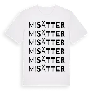 Misätter ordlek t-shirt – ekologisk bomull t-shirt från Pinshirt