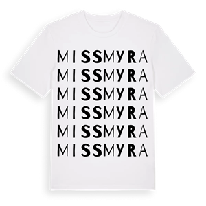 Missmyra ordlek t-shirt – ekologisk bomull t-shirt från Pinshirt