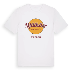 Mjälkärr cirkel t-shirt – ekologisk bomull t-shirt från Pinshirt
