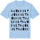 Blue Soul t-shirt med Mjölhult ordlek t-shirt