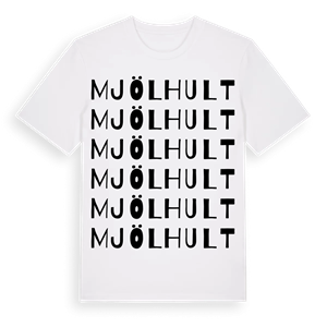 Mjölhult ordlek t-shirt – ekologisk bomull t-shirt från Pinshirt