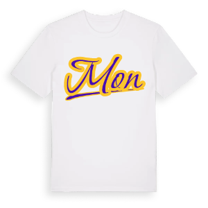 Mon baseball t-shirt – ekologisk bomull t-shirt från Pinshirt