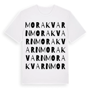 Mora kvarn ordlek t-shirt – ekologisk bomull t-shirt från Pinshirt