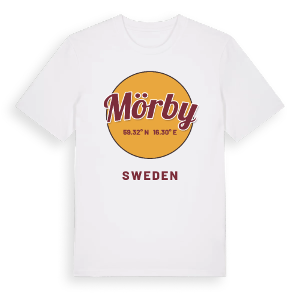 Mörby cirkel t-shirt – ekologisk bomull t-shirt från Pinshirt