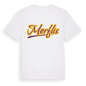 Morflis baseball t-shirt – ekologisk bomull t-shirt från Pinshirt