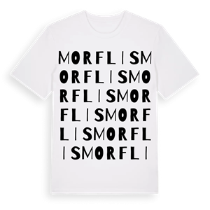 Morflis ordlek t-shirt – ekologisk bomull t-shirt från Pinshirt