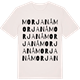 Vintage White t-shirt med Morjanå ordlek t-shirt