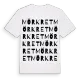Mörkret ordlek t-shirt