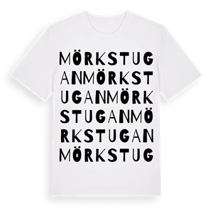 Mörkstugan ordlek t-shirt – ekologisk bomull t-shirt från Pinshirt