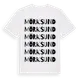 White t-shirt med Mörksund ordlek t-shirt