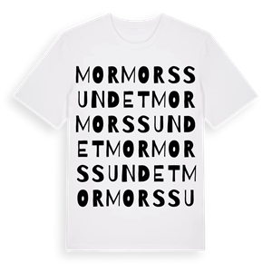Mormorssundet ordlek t-shirt – ekologisk bomull t-shirt från Pinshirt