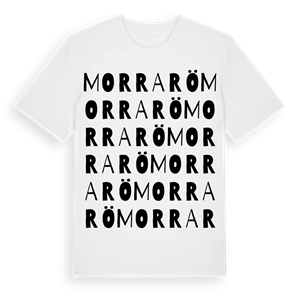 Morrarö ordlek t-shirt – ekologisk bomull t-shirt från Pinshirt
