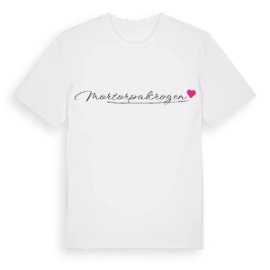 Mortorpakrogen hjärta t-shirt – ekologisk bomull t-shirt från Pinshirt