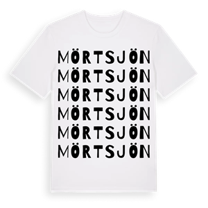 Mörtsjön ordlek t-shirt – ekologisk bomull t-shirt från Pinshirt
