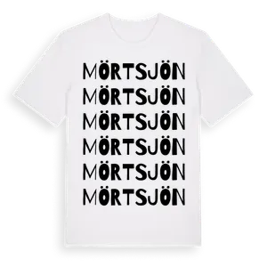 Mörtsjön ordlek t-shirt – ekologisk bomull t-shirt från Pinshirt