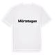 White t-shirt med Mörtstugan fetstil t-shirt