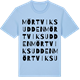 Blue Soul t-shirt med Mörtviksudden ordlek t-shirt