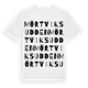 Mörtviksudden ordlek t-shirt