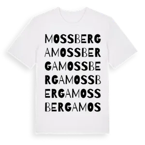 Mossberga ordlek t-shirt – ekologisk bomull t-shirt från Pinshirt